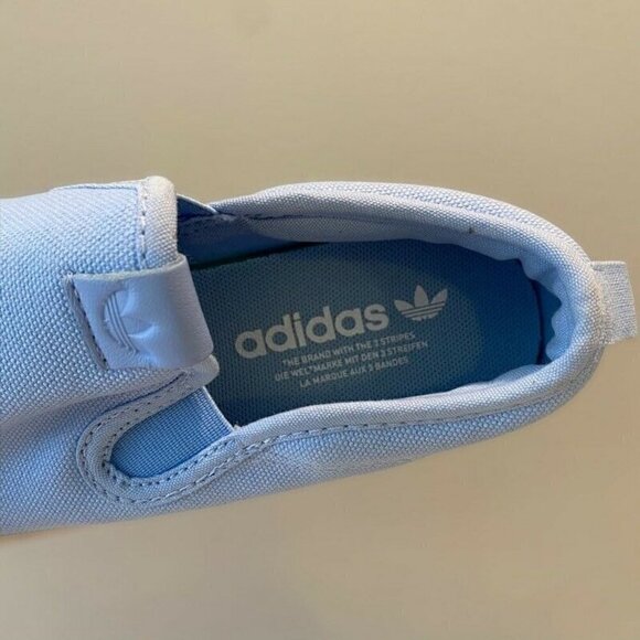 NEW Adidas Nizza Slip On Sneaker Shoes Blue 6 - Picture 8 of 9